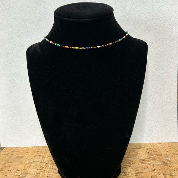 Copied - Atolea Rainbow Dainty Choker - Picture 1 of 3